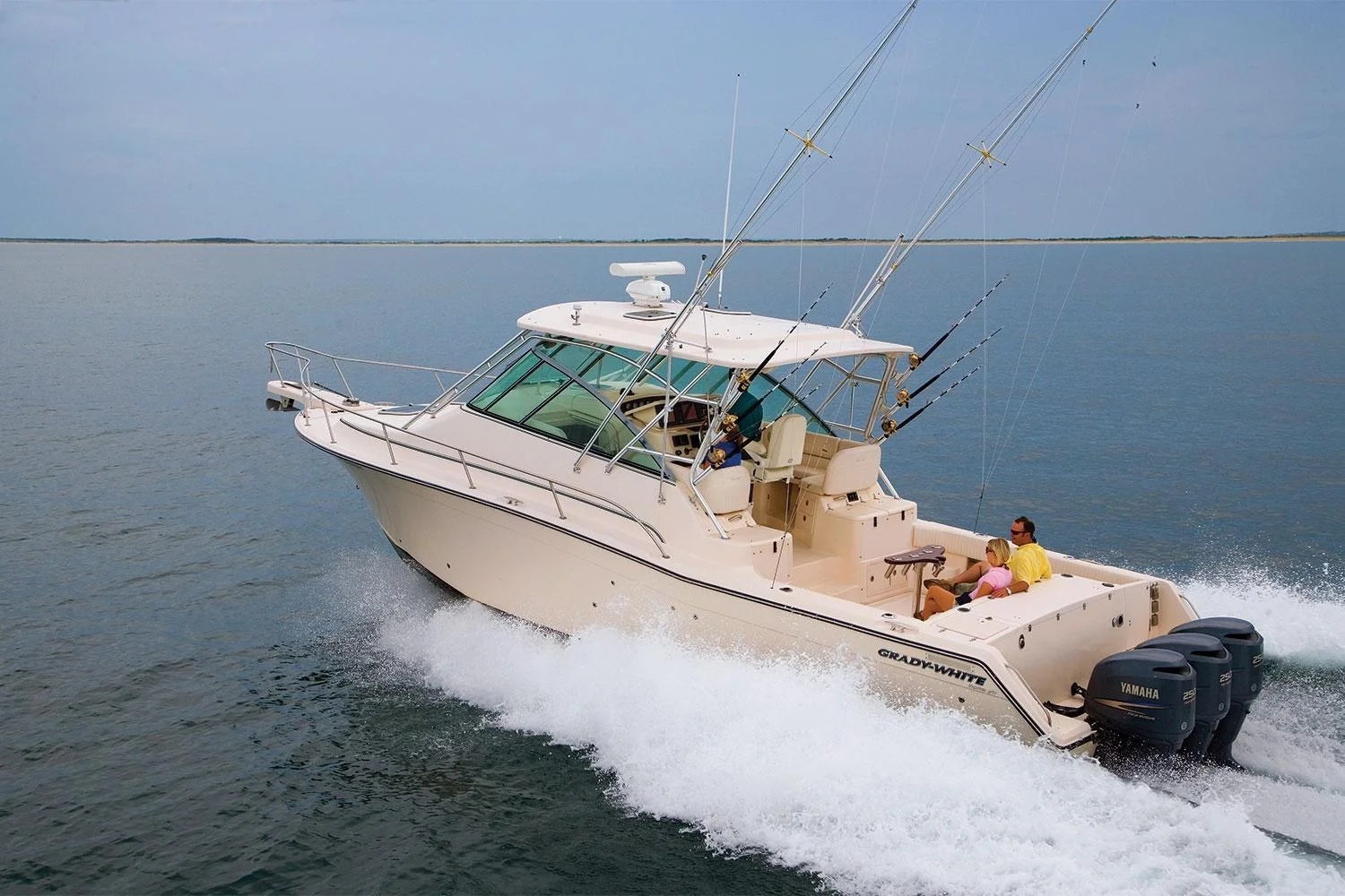 Grady-White boat cruising on the water