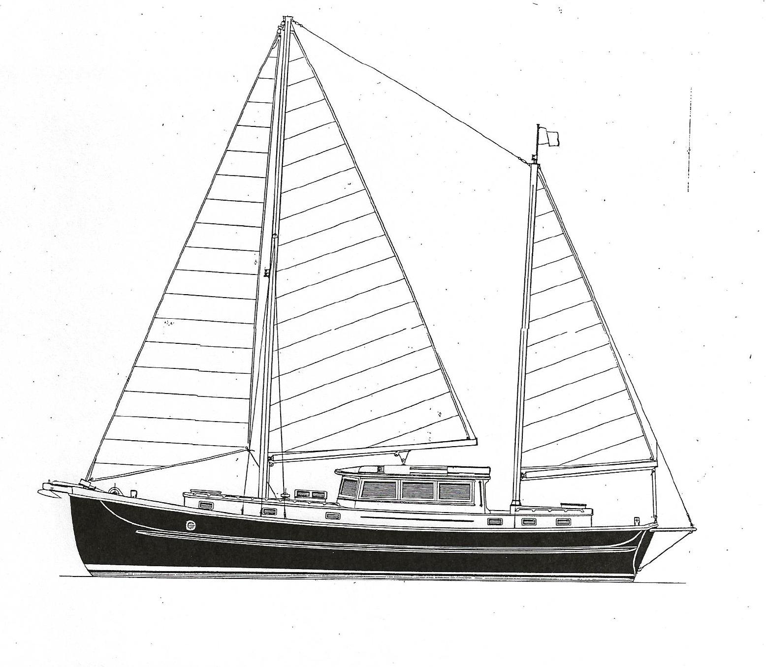 1989 Covey Island 48 Motorsailor for Sale in Daytona Beach, FL, United ...